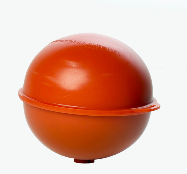 Hot Sale 101.4 KHz Orange Telecommunication Underground Utility Fiber Optic Cable Locate Ball Markers
