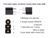 FTTH Drop Cable GJYXCH 3 Sling